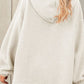 Sherpa Dropped Shoulder Long Sleeve Hoodie