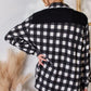 Hailey & Co Full Size Plaid Button Up Jacket