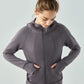Zip Up Hooded Active Outerwear