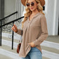 Long Sleeve Hooded Blouse