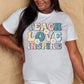 Simply Love Full Size TEACH LOVE INSPIRE Graphic Cotton T-Shirt