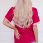 Leopard Color Block Tee Shirt