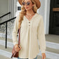 Long Sleeve Hooded Blouse