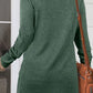 Ruched Round Neck Long Slleeve T-Shirt