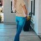 Striped Contrast T-Shirt with Breast Pocket