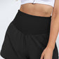 Smocked Paperbag Waist Shorts