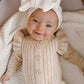 Ruffled Button Up Long Sleeve Jumpsuit