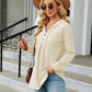 Long Sleeve Hooded Blouse