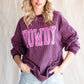 HOWDY Graphic Dropped Shoulder Sweatshirt