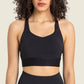 Feel Like Skin Racerback Halter Neck Sports Bra