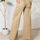 BAYEAS Raw Hem Wide Leg Jeans