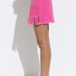 Rhinestone Fringe Denim Skirt
