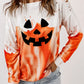 Halloween Theme Round Neck Short Sleeve Sweatshirt