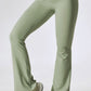 Wide Waistband Slim Fit Wide Leg Sports Leggings