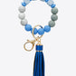 LOVE Beaded Keychain with Tassel