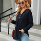 Long Sleeve Hooded Blouse