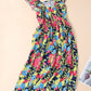 Women Floral Ruffled Dress