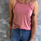 Curved Hem Grecian Tank Top