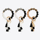 Beaded Keychain with Layered Tassel