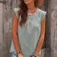 Sleeveless Eyelet Tank Top