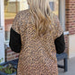 Leopard Collared Button Down Jacket