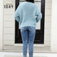 Round Neck Long Sleeve Sweater