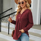 Long Sleeve Hooded Blouse