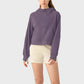 Half-Zip Long Sleeve Sports Hoodie