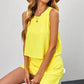 Layered Sleeveless Round Neck Romper