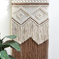 Two-Tone Handmade Macrame Wall Hanging