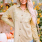 Sequin Long Sleeve Shirt