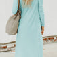 V-Neck Long Sleeve Cardigan with Pocket