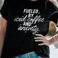 FUELED BY ICED COFFEE AND ANXIETY Graphic Tee