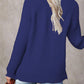 Half Button Long Sleeve Knit Top