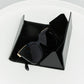 Tortoiseshell Square Polycarbonate Frame Sunglasses