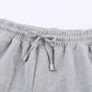 Drawstring Waist Cuffed Shorts