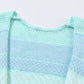 Color Block Pocketed Dropped Shoulder Cardigan