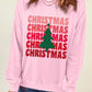 CHRISTMAS Round Neck Dropped Shoulder Sweatshirt