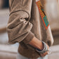 Round Neck Dropped Shoulder Graphic Sweatshirt