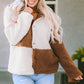 Color Block Snap Down Jacket