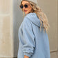 Sherpa Dropped Shoulder Long Sleeve Hoodie