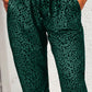 Leopard Pocketed Long Pants