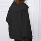 Half-Zip Lantern Sleeve Top
