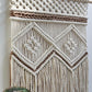 Two-Tone Handmade Macrame Wall Hanging