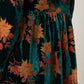 Floral Button Up Collared Neck Shirt Dress
