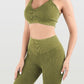 Ruched Spaghetti Strap Top and Pants Active Set