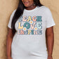 Simply Love Full Size TEACH LOVE INSPIRE Graphic Cotton T-Shirt