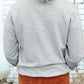 LET IT SNOW Round Neck Long Sleeve Sweatshirt