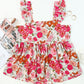 Floral Square Neck Babydoll Top