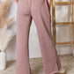 RISEN High Waist Slit Wide Leg pants